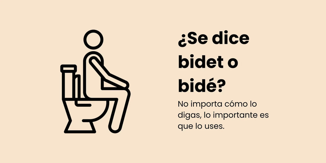 ¿Se dice bidet o bidé?
