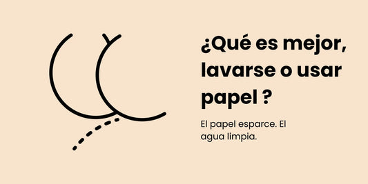 ¿Qué es mejor, lavarse o usar papel higiénico?