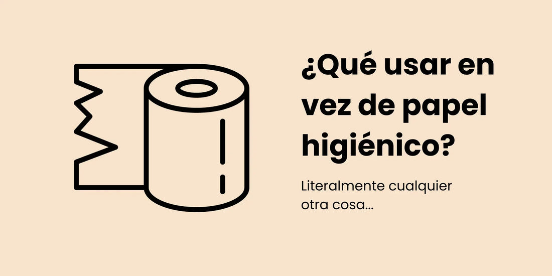 ¿Qué usar en vez de papel higiénico?