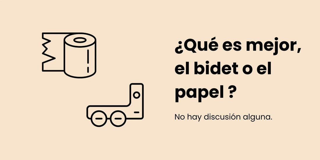 ¿Qué es mejor, el bidet o el papel higiénico?