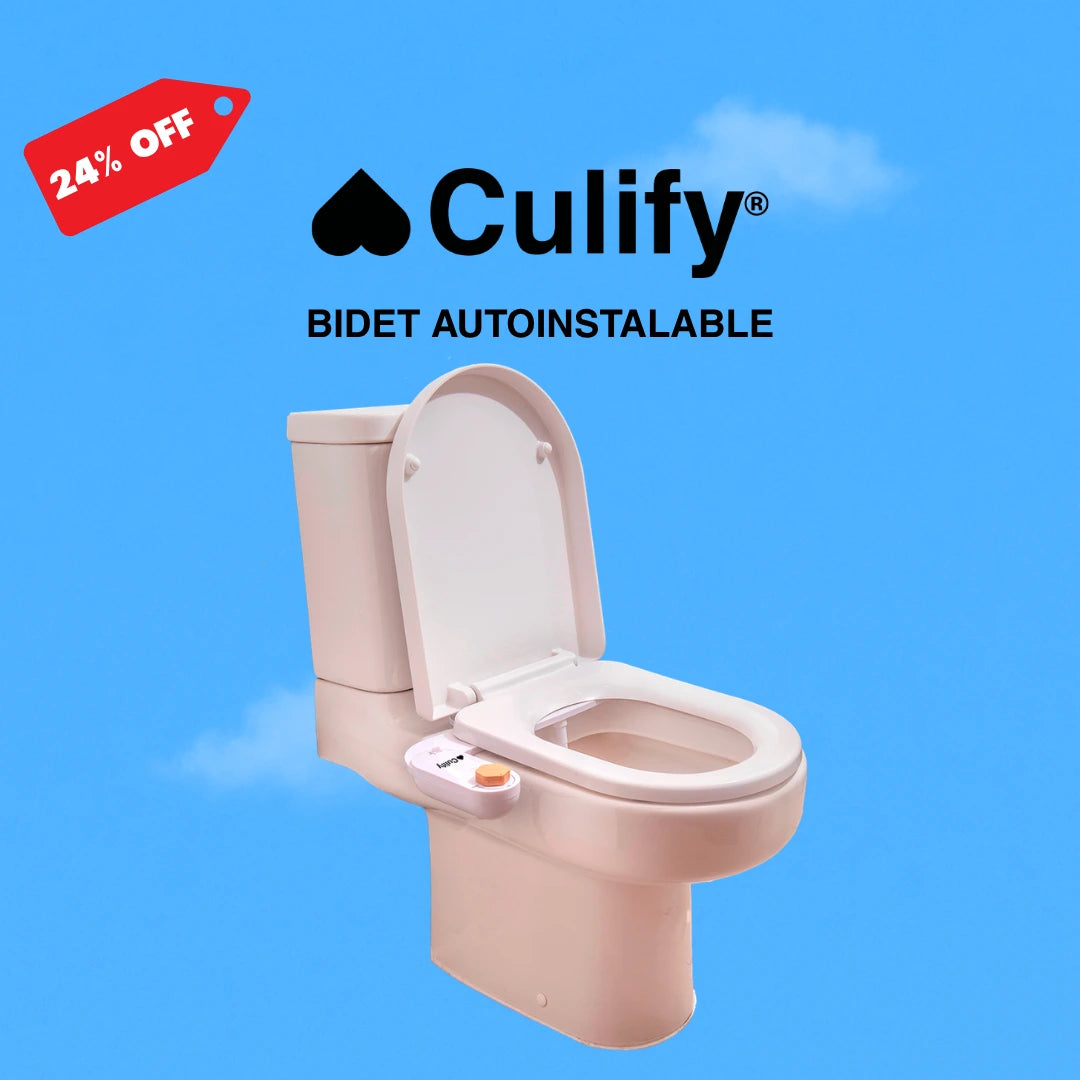 Culify Bidet autoinstalable en oferta 24% off, instalado en WC compatible con el 99% de los inodoros en Chile